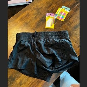Black and Silver Running shorts (Size M)
